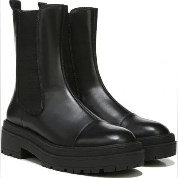 Sam Edelman Shoes - NWT: Sam Edelman Black Wellington Cap Toe Chelsea Boots